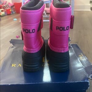 Polo by Ralph Lauren Kids' Vibrant Pink Boots
